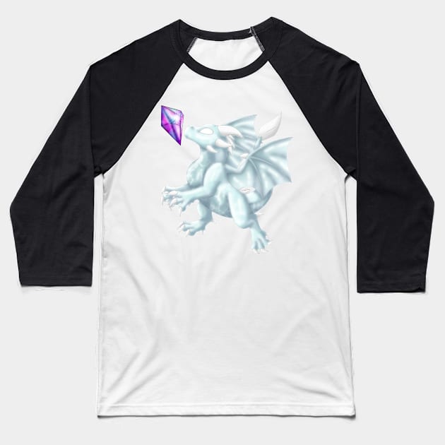 GemBabs: Elemental Dragon (Wind) Baseball T-Shirt by spyroid101